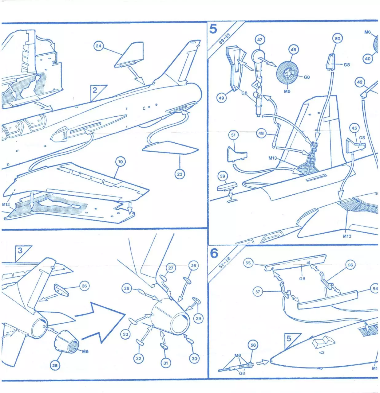 Page 3 of 7, Airfix 72 Republic F 105F Thunderchief (9 05016)
