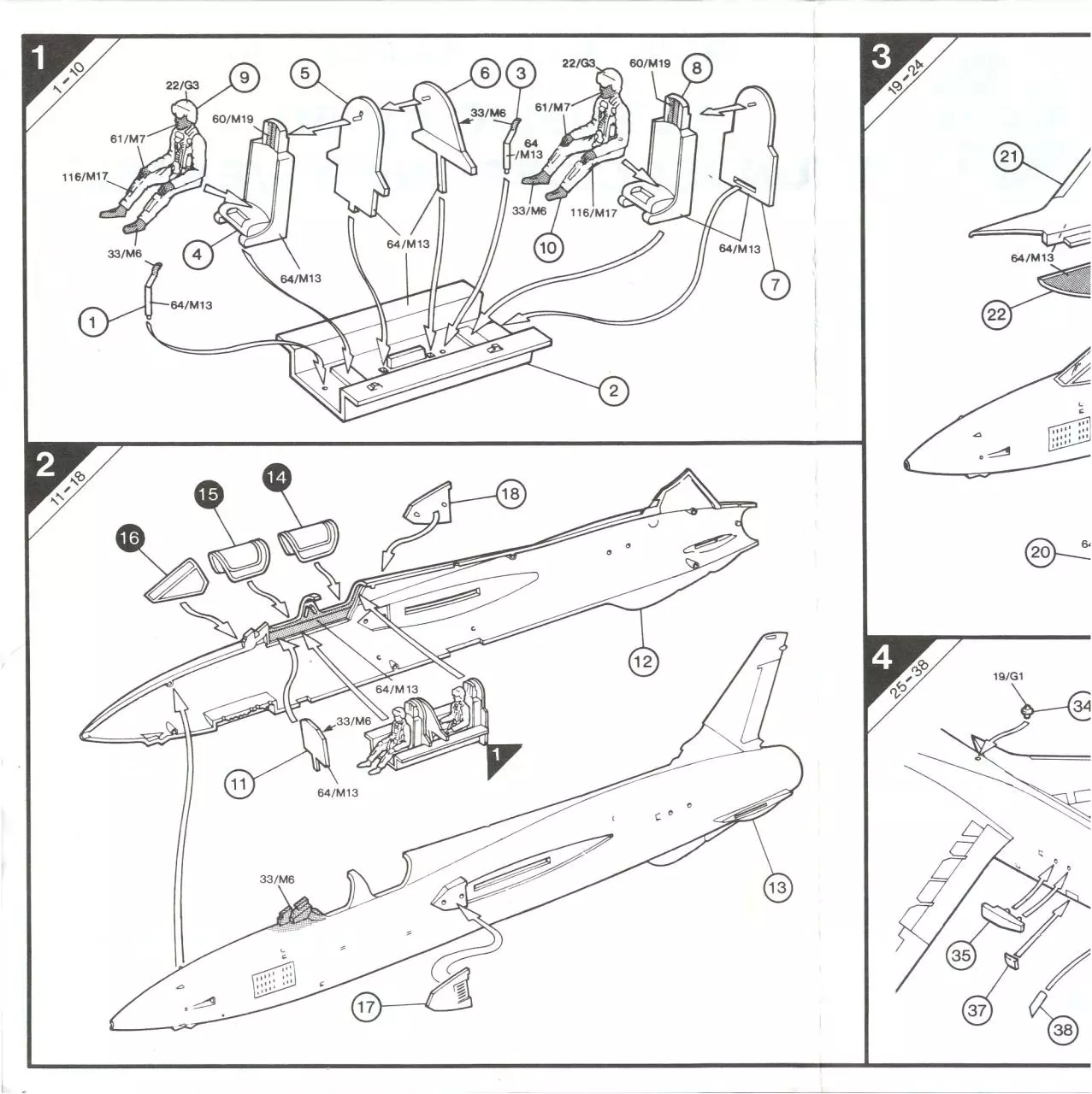 Page 2 of 7, Airfix 72 Republic F 105G Thunderchief 'Wild Weasel' (05024)