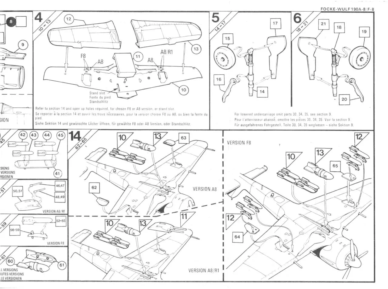 Page 3 of 5, Airfix 72 Focke Wulf Fw 190A 8 F 8 (02063 7)
