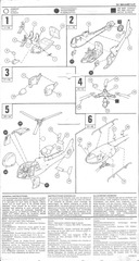 Page 1, Airfix 72 Westland Aérospatiale SA.341 Gazelle (01059 5)