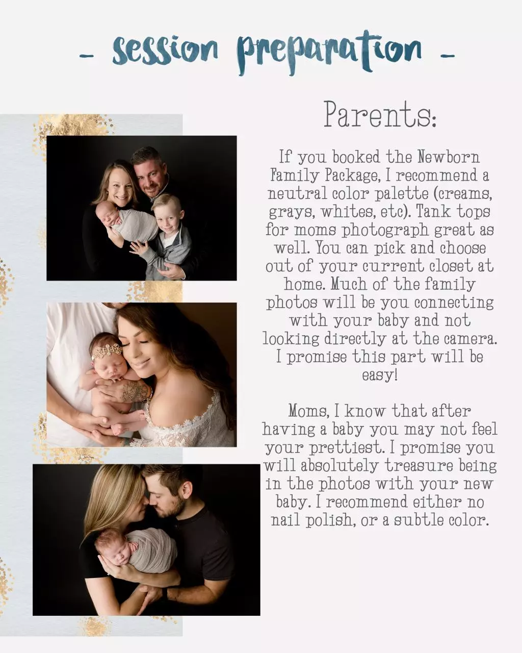 Page 5 of 7, SSP Newborn Prep Guide