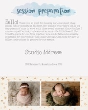 Page 2, SSP Newborn Prep Guide