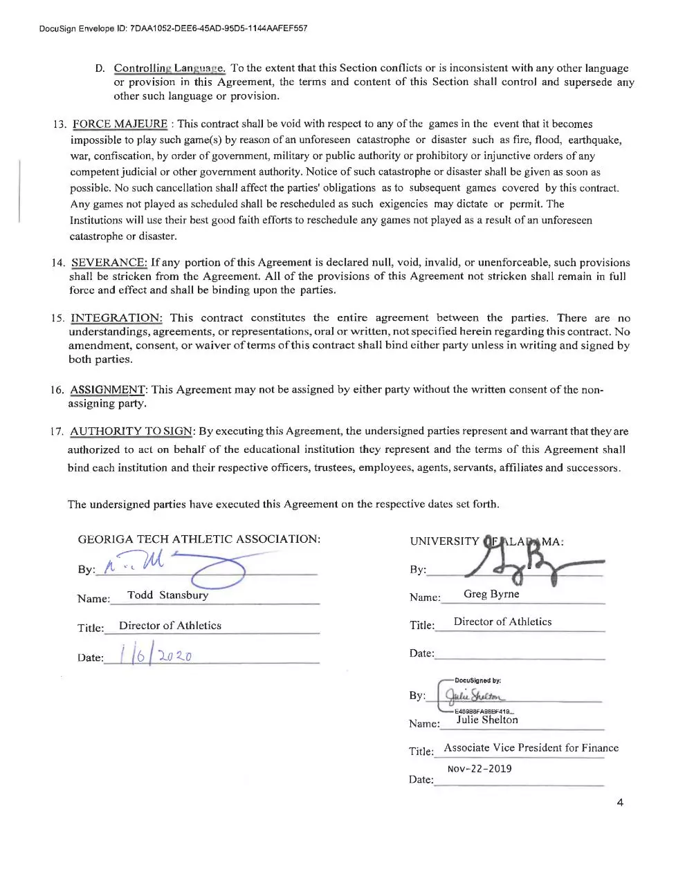 Page 4 of 4, GT Bama Contract