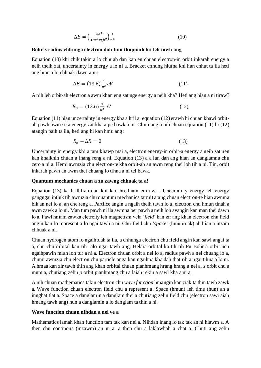Document preview Bohrâ€™s Atomic Model â€“ Quantum Mechanics Tarmit Atangin_Krista Khiangte.pdf - page 3/4