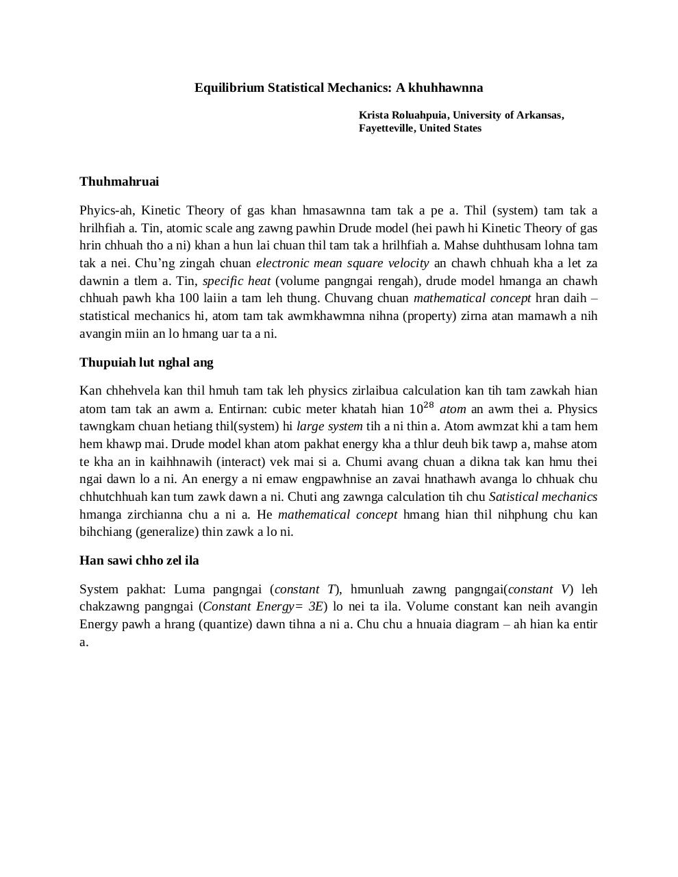 Document preview Statistical Mechanics a khuhhawnna_Krista Khiangte.pdf - page 1/5