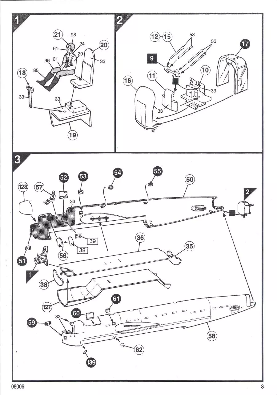 Page 3 of 12, Airfix 72 Avro Lancaster B.I Special (08006)