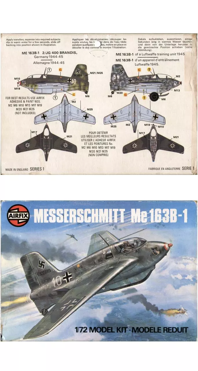 Page 2 of 2, Airfix 72 Messerschmitt Me 163B 1 'Komet' (61063 6)