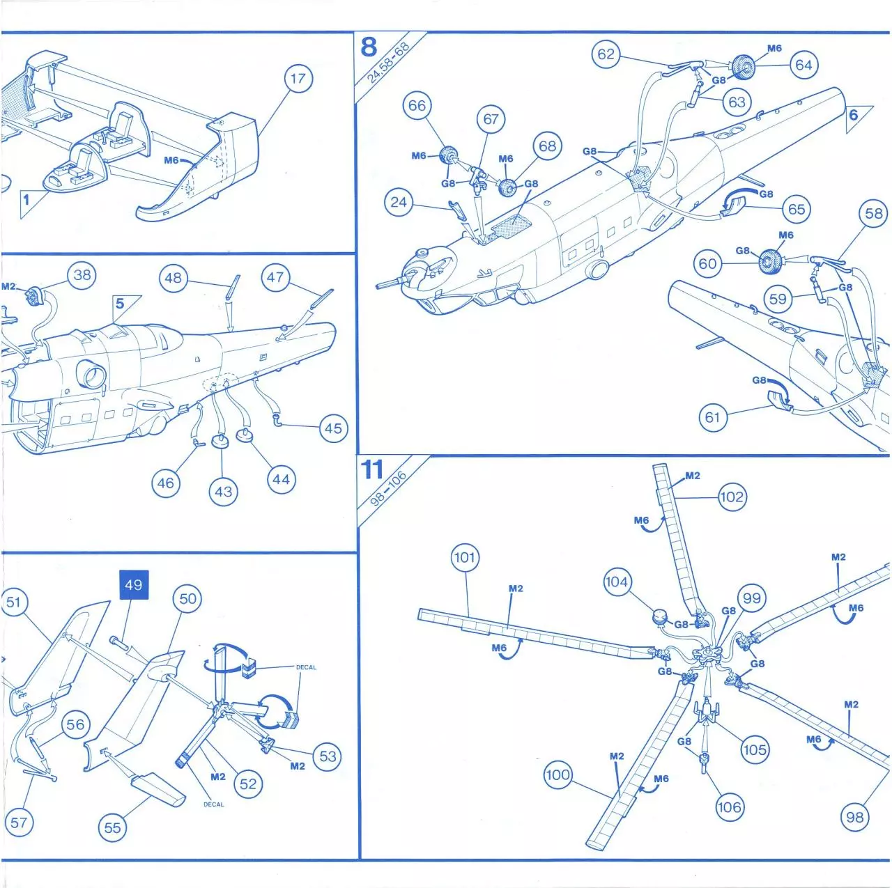 Page 3 of 7, Airfix 72 MiL Mi 24 Hind D Gunship (9 05017)