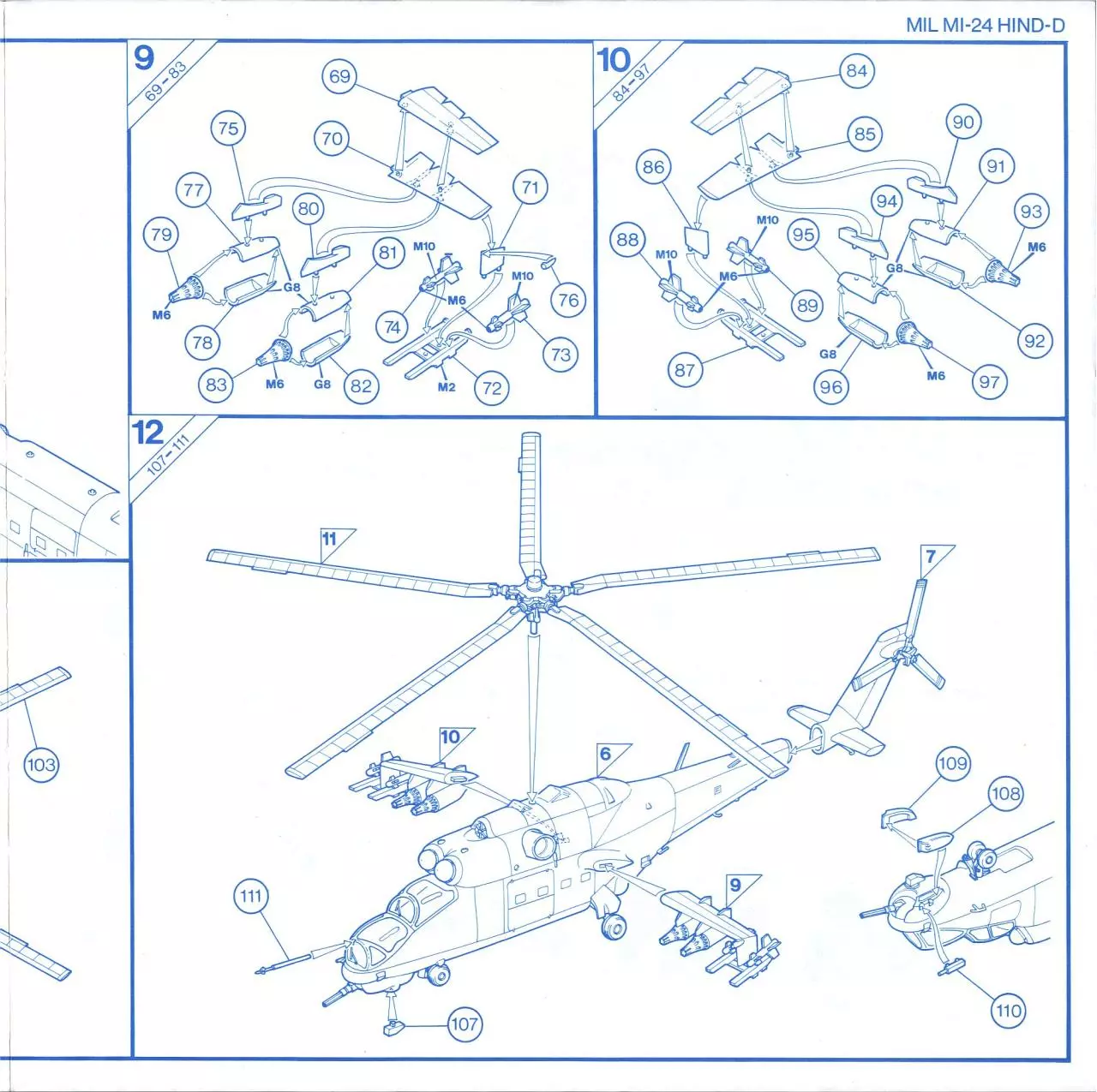 Page 4 of 7, Airfix 72 MiL Mi 24 Hind D Gunship (9 05017)