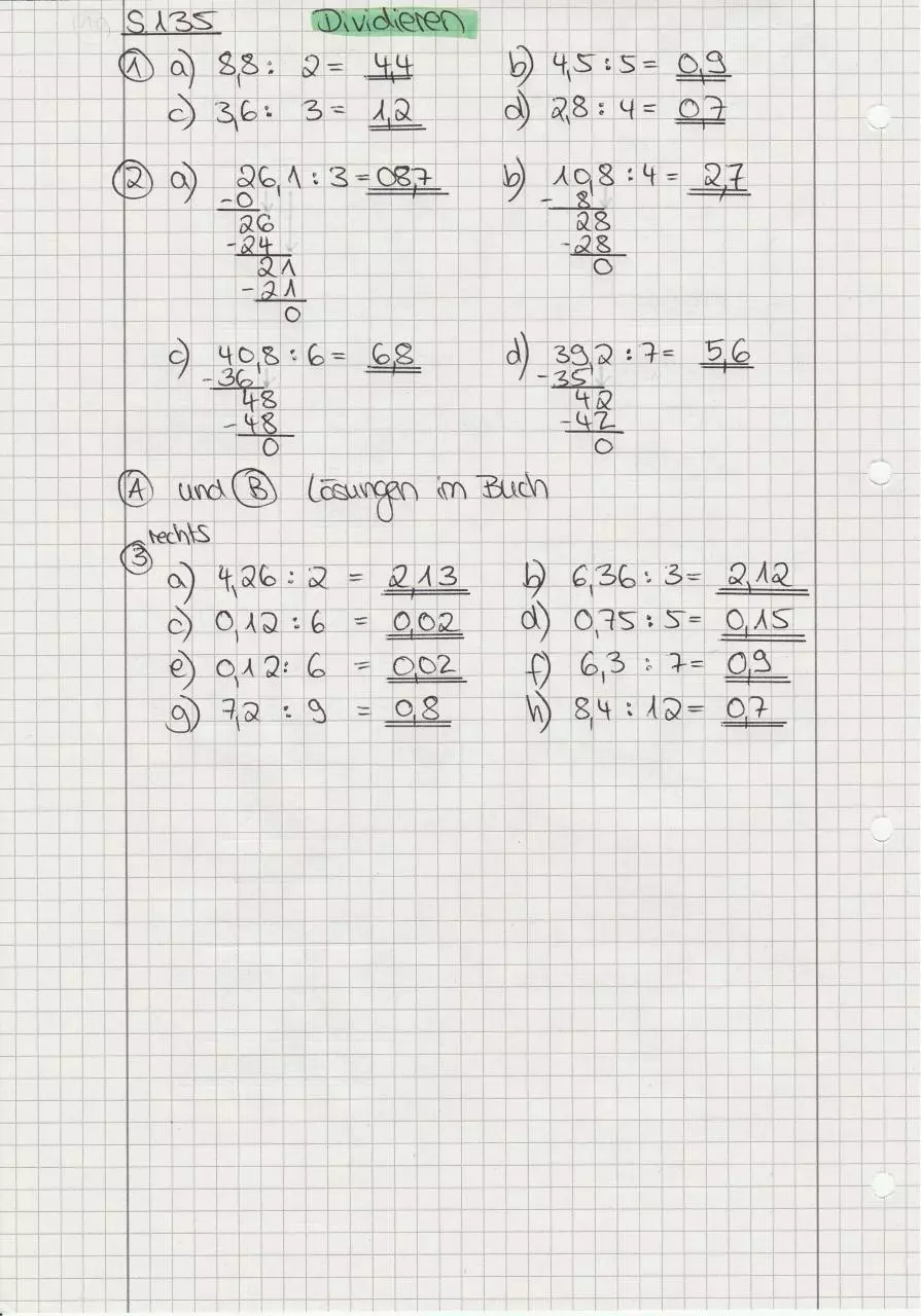 Page 1 of 1, Lösungen 10