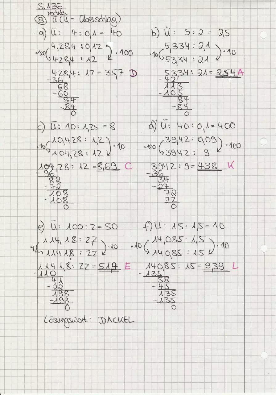 Page 1 of 5, Lösungen 12