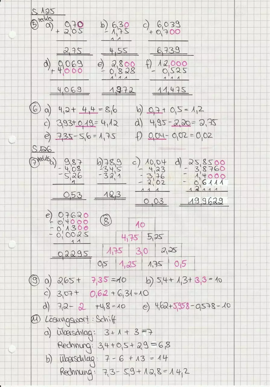 Page 1 of 2, Lösungen 6