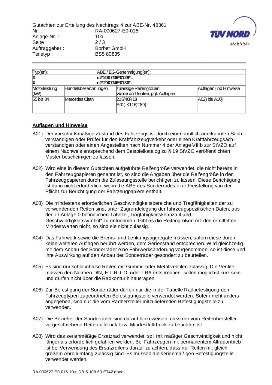 Page 2 of 3, RA 000627 E0 015 10A DB 5 108 60 ET42
