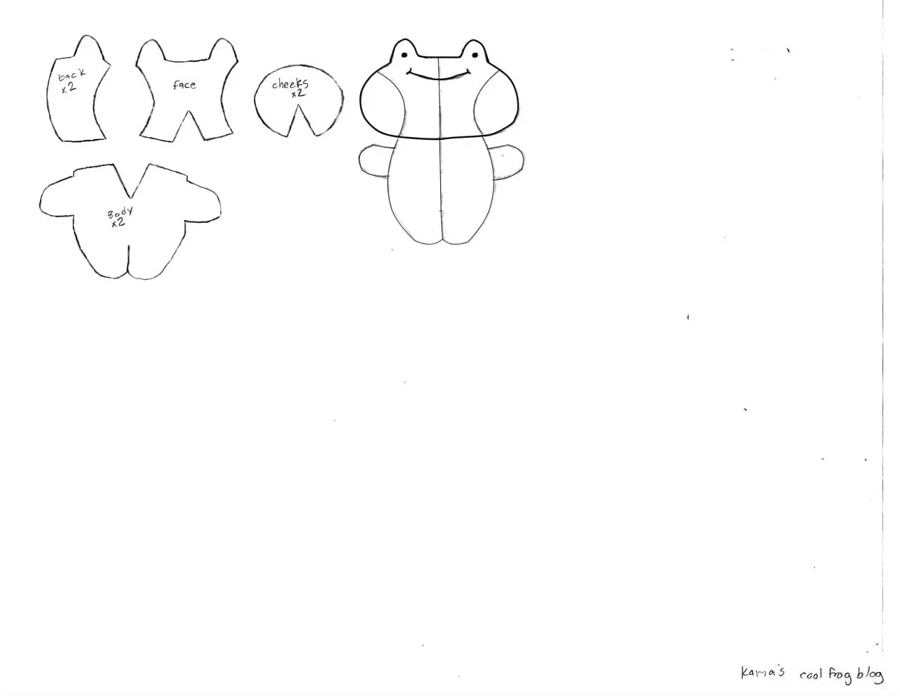 Page 1 of 1, froggy pattern final