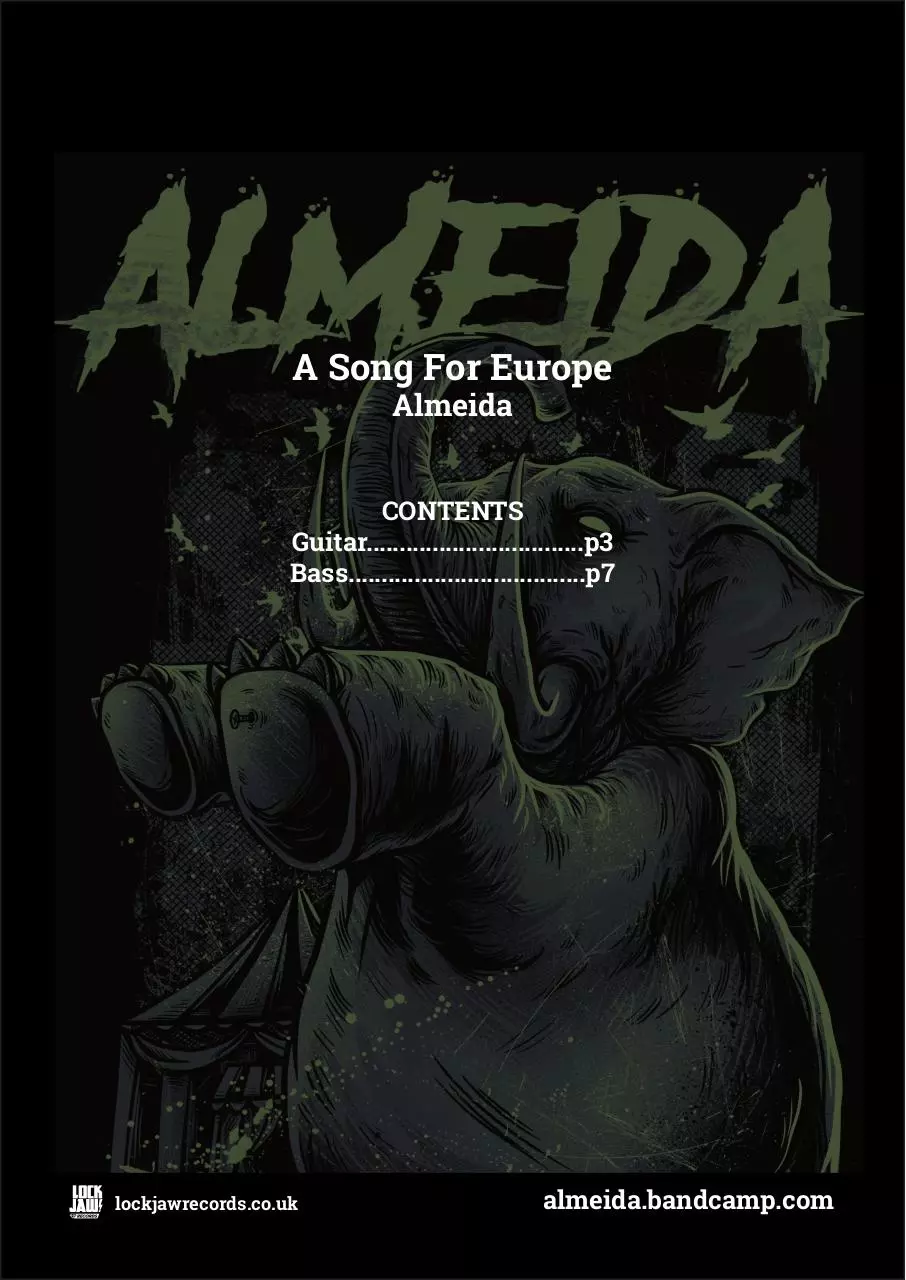 Page 2 of 10, A Song For Europe Bass and Guitar TAB