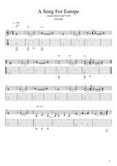 Page 3, A Song For Europe Bass and Guitar TAB