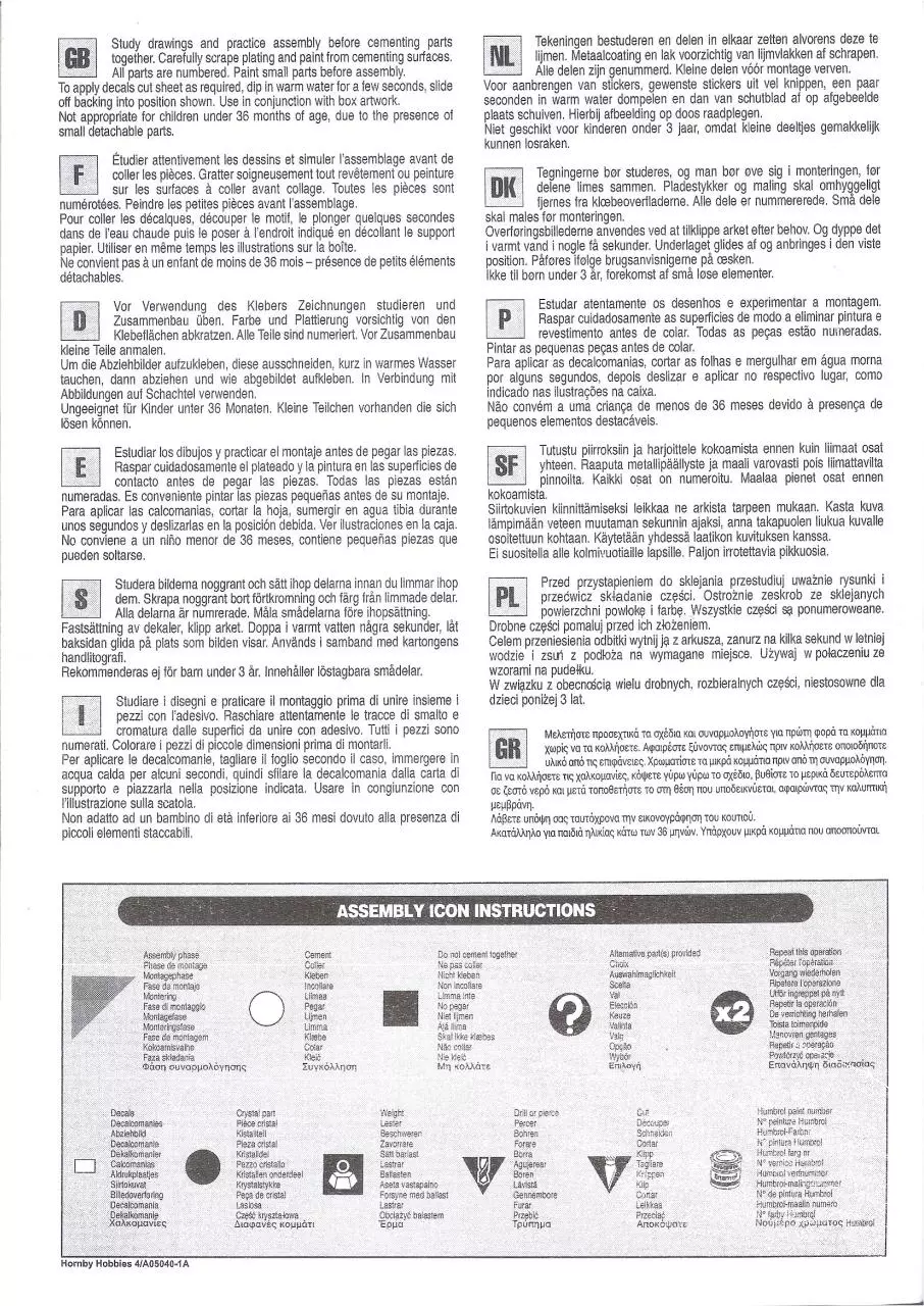 Page 2 of 9, Airfix 72 Focke Wulf Ta 154 Fw 190A Mistel (A05040)