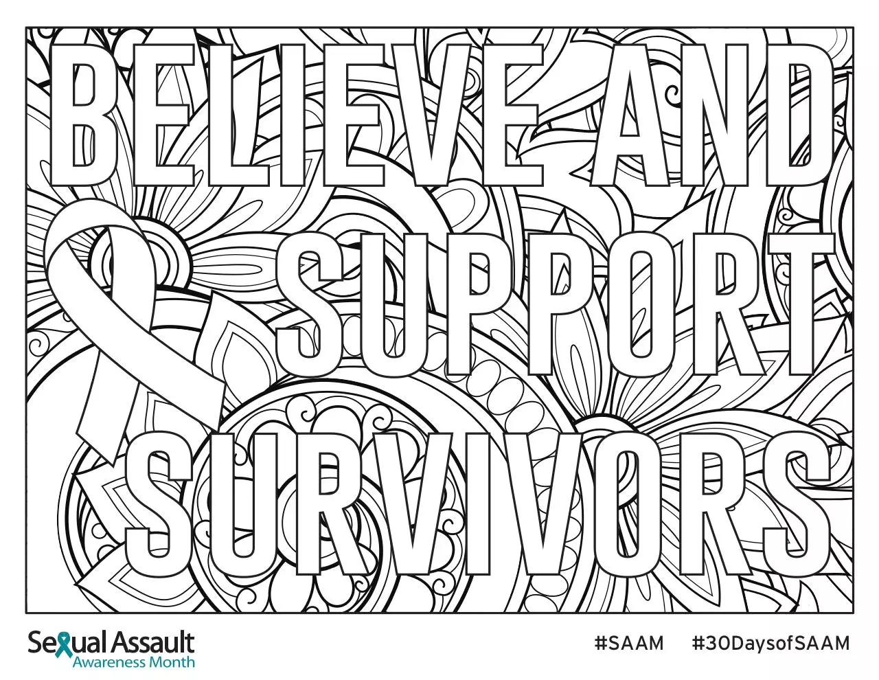Page 1 of 1, 2017 SAAM Coloring Page1