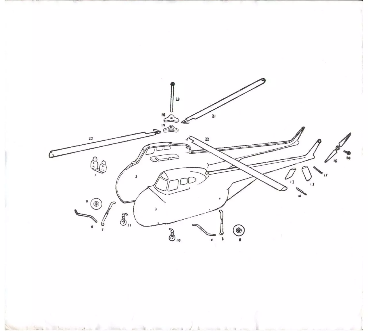 Page 2 of 4, Airfix 72 Westland Whirlwind S 55 Helicopter (1355)