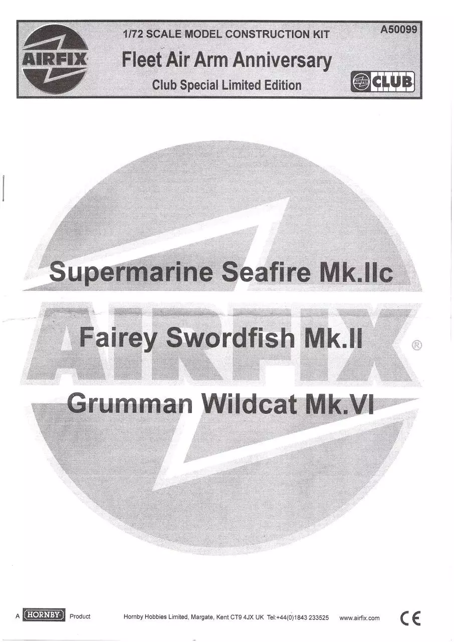 Page 1 of 19, Airfix 72 Fleet Air Arm Anniversary (A50099)