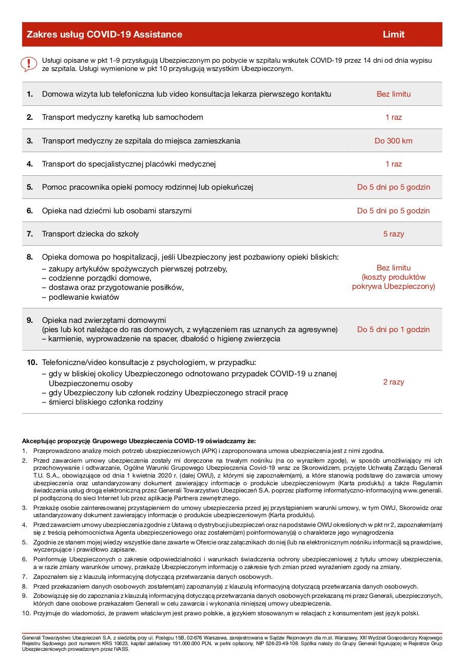 Document preview Generali Covid19 Oferta 100.pdf - page 2/2
