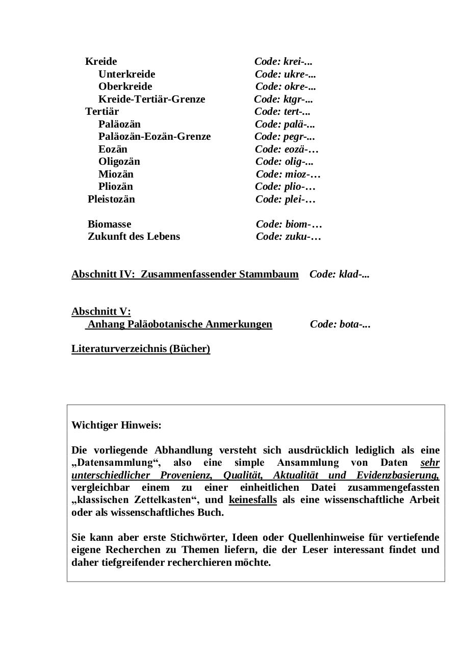 Chronik des Lebens - vom frÃ¼hen Archaikum bis zum QuartÃ¤r - Eine Datensammlung Fassung Mai 2020.pdf - page 3/3803
