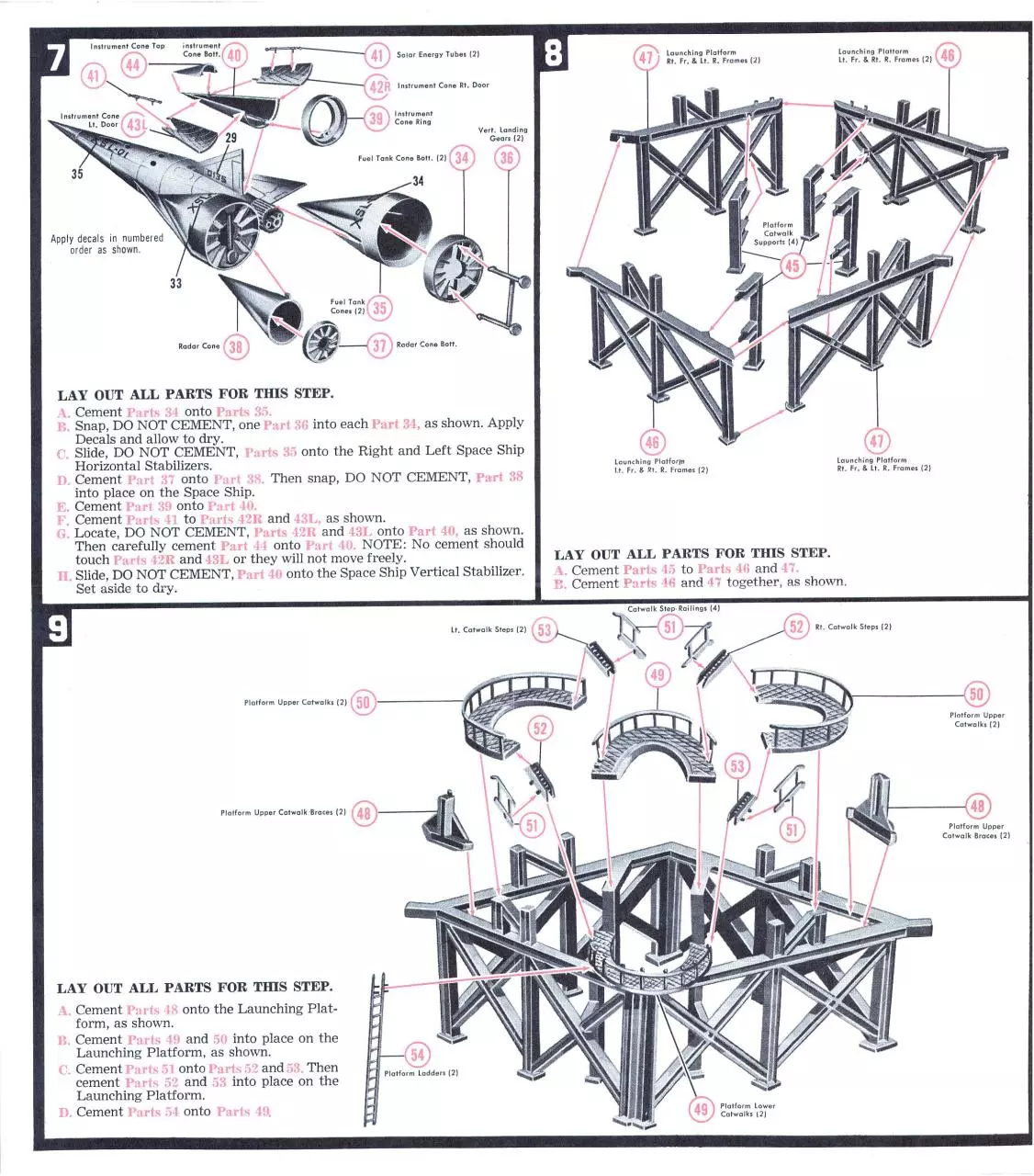 Page 3 of 5, Revell 96 XSL 01 Manned Spaceship (H 1800)