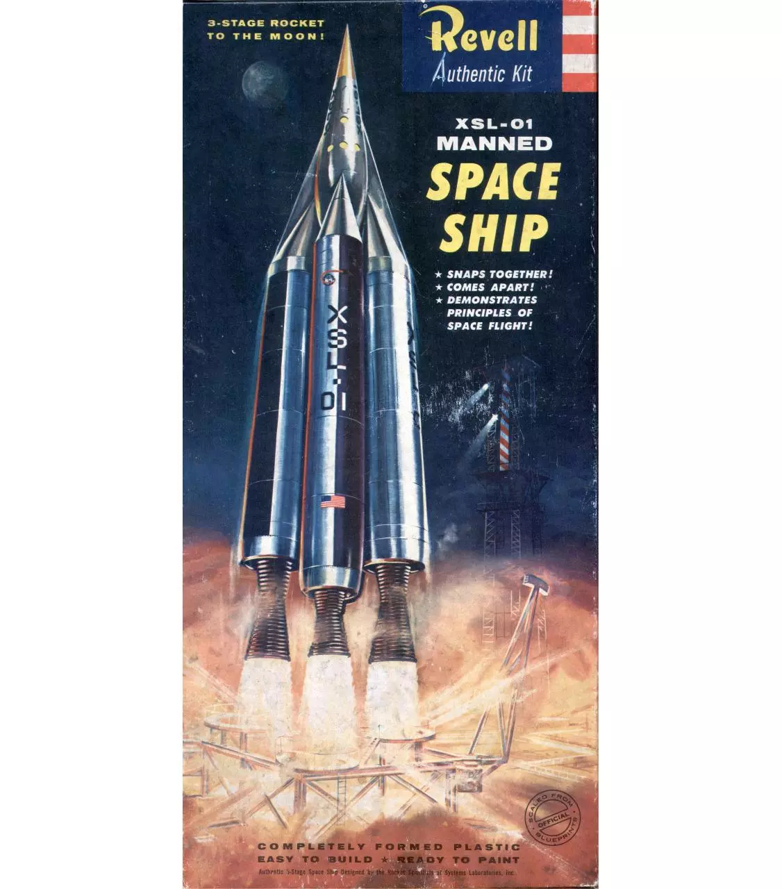 Page 5 of 5, Revell 96 XSL 01 Manned Spaceship (H 1800)