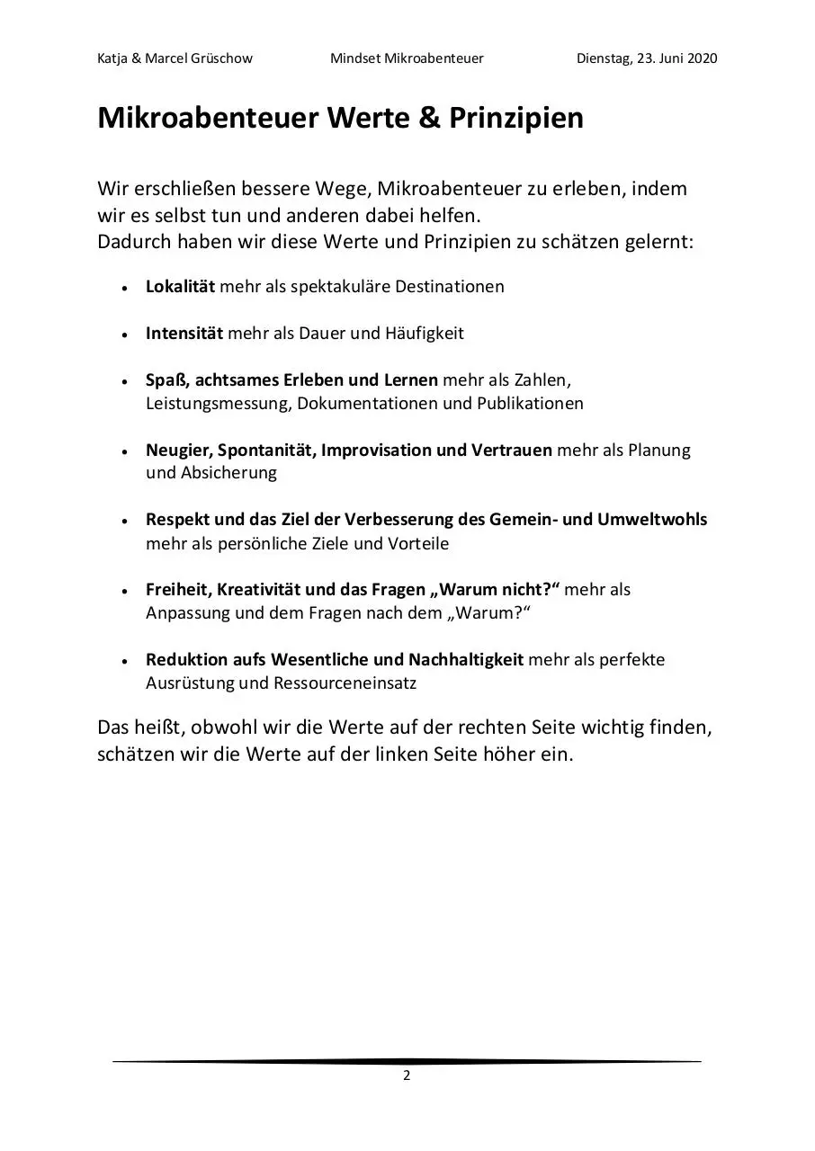 Page 2 of 5, Mikroabenteuer Werte und Prinzipien 1.0
