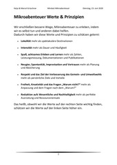 Page 2, Mikroabenteuer Werte und Prinzipien 1.0