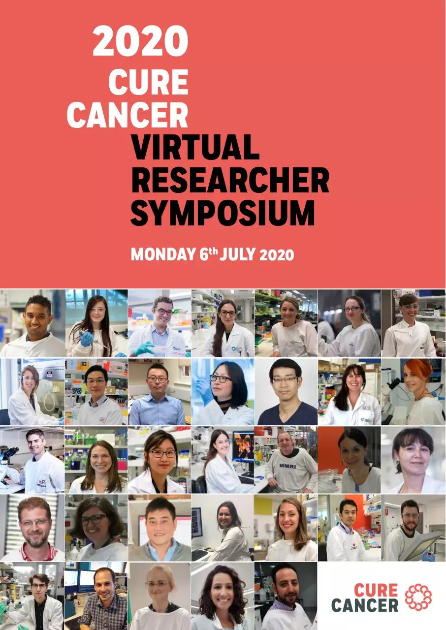 Page 1 of 26, 2020 Research Symposium Program