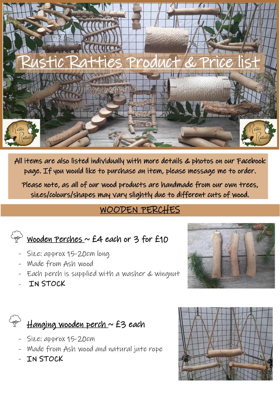 Document preview Rustic Ratties product and price list.pdf - page 1/4
