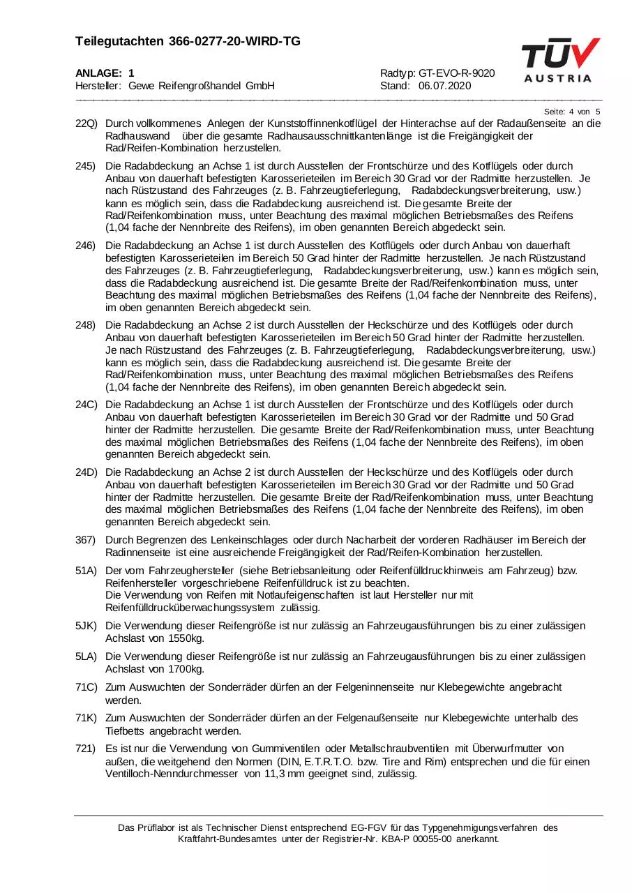Page 4 of 5, 5x120 et42 ml651 TÜV Austria