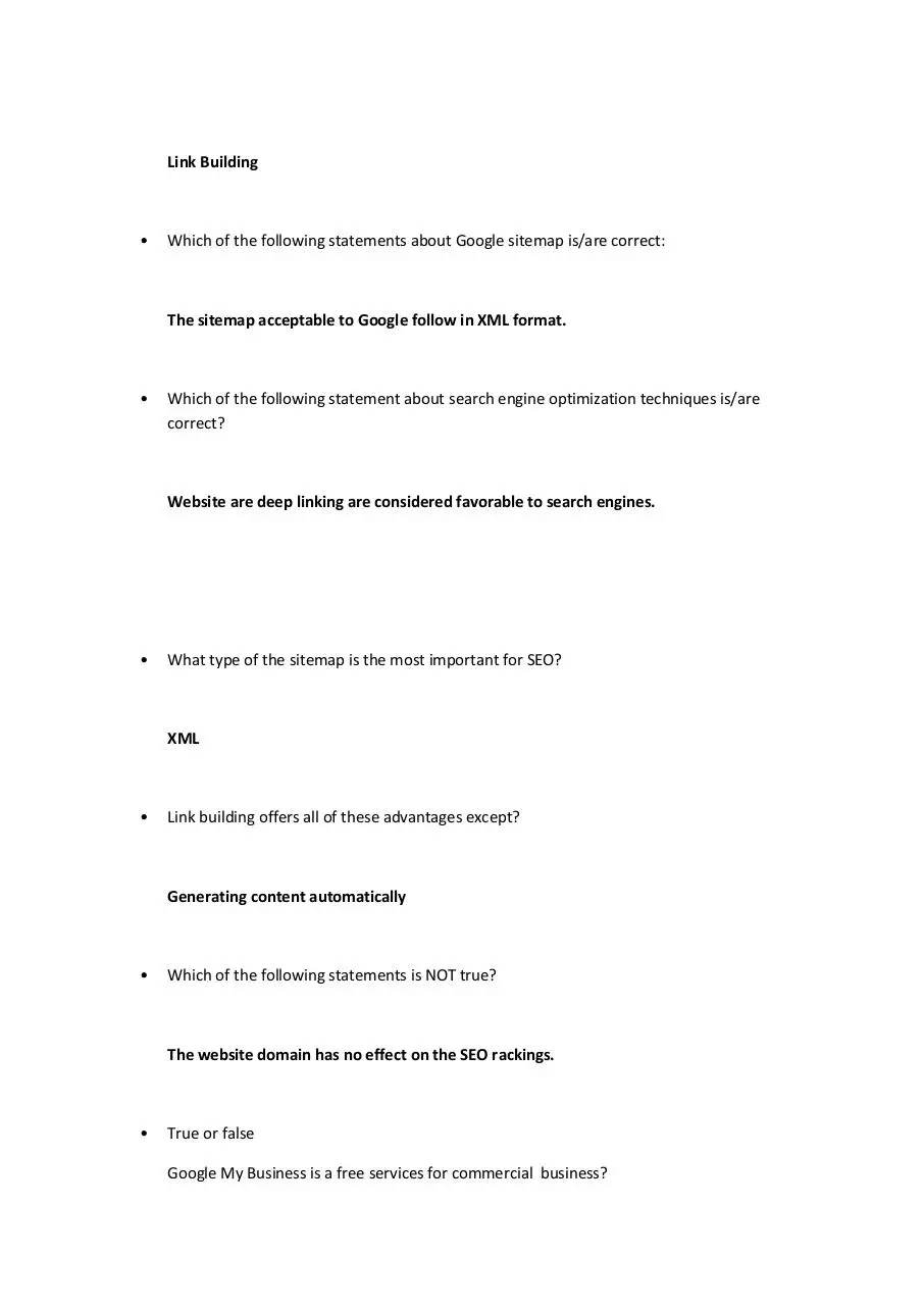 Page 2 of 7, Fiverr seo skill test answers