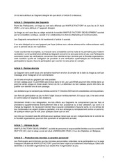 Page 2, Règlement jeu concours Festival à la maison