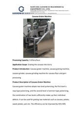Page 1, cassava grating machine