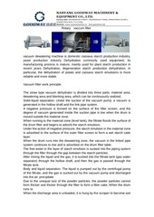 Page 1, rotary vacuum filter