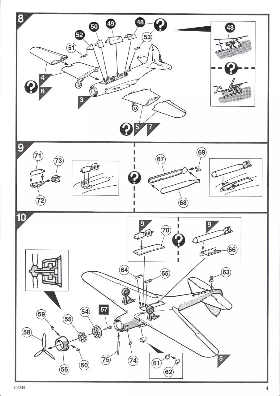 Page 4 of 6, Airfix 72 Douglas TBD 1 Devastator (02034)