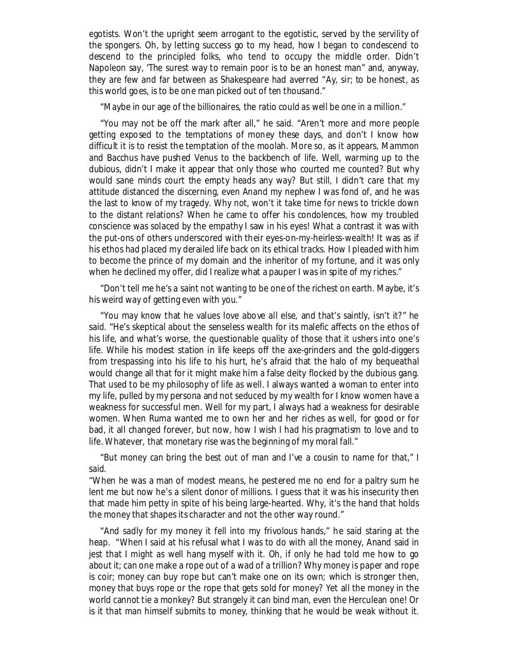 Page 4 of 77, Glaring Shadow A stream of consciousness novel