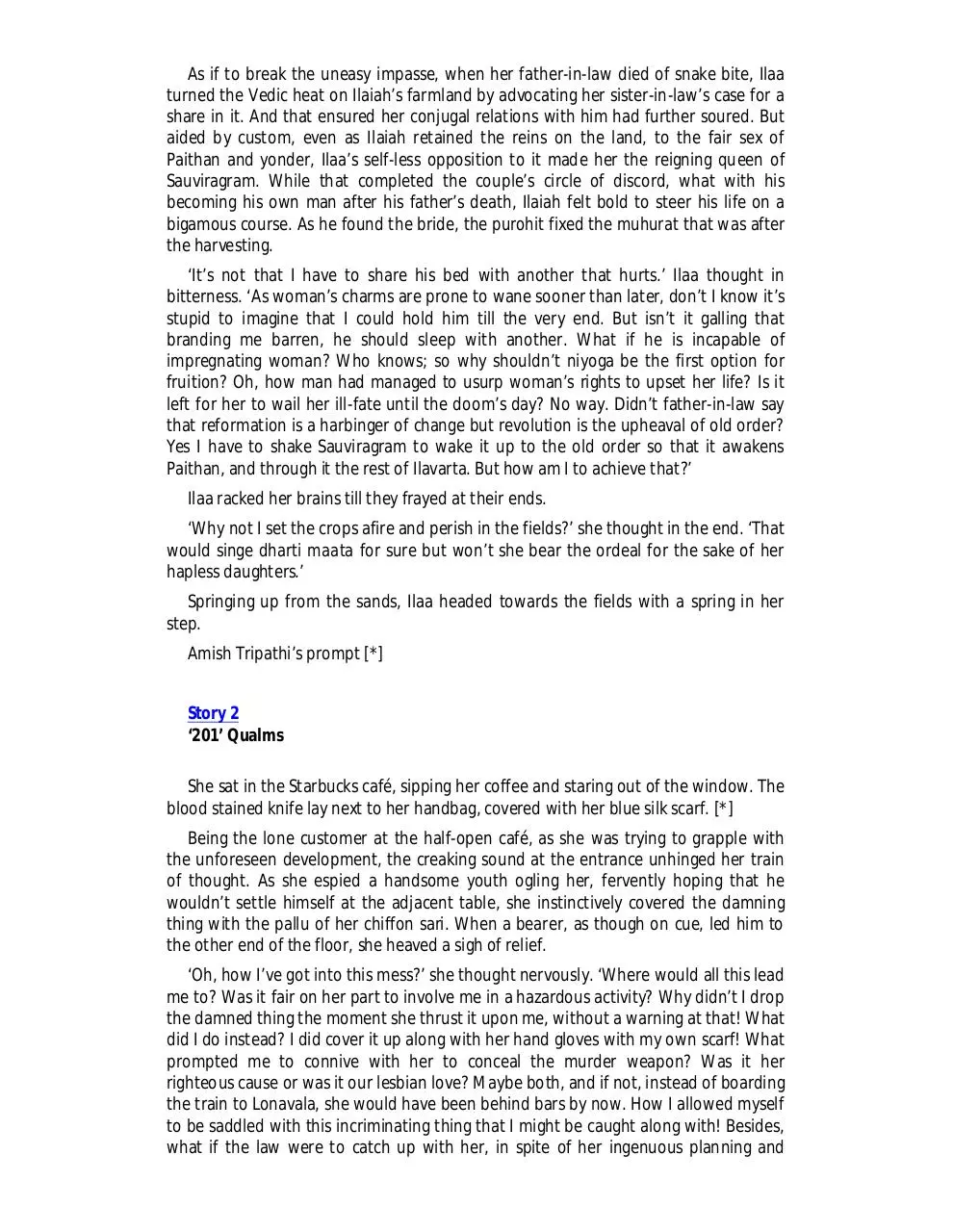 Page 5 of 41, Stories Varied A Book of Short stories Document 4