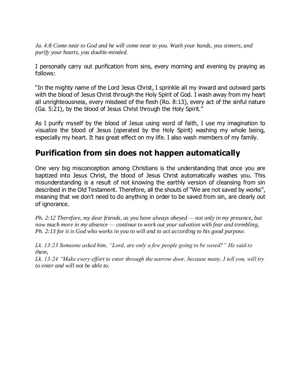 Page 4 of 4, ANYONE WHO HOPES TO MAKE THE RAPTURE SHOULD PURIFY HIMSELF