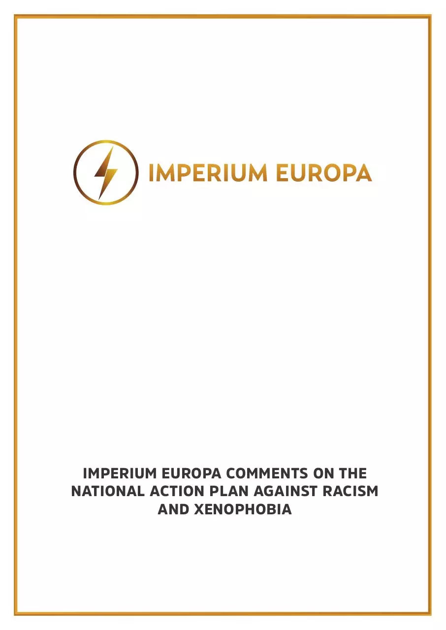 Page 1 of 16, National Action Plan Against Racism