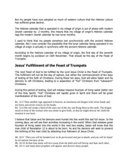 Page 3, POSSIBLE TIMING OF THE RAPTURE