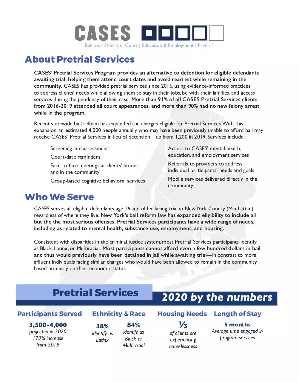 Page 1 of 2, Pretrial Services one pager