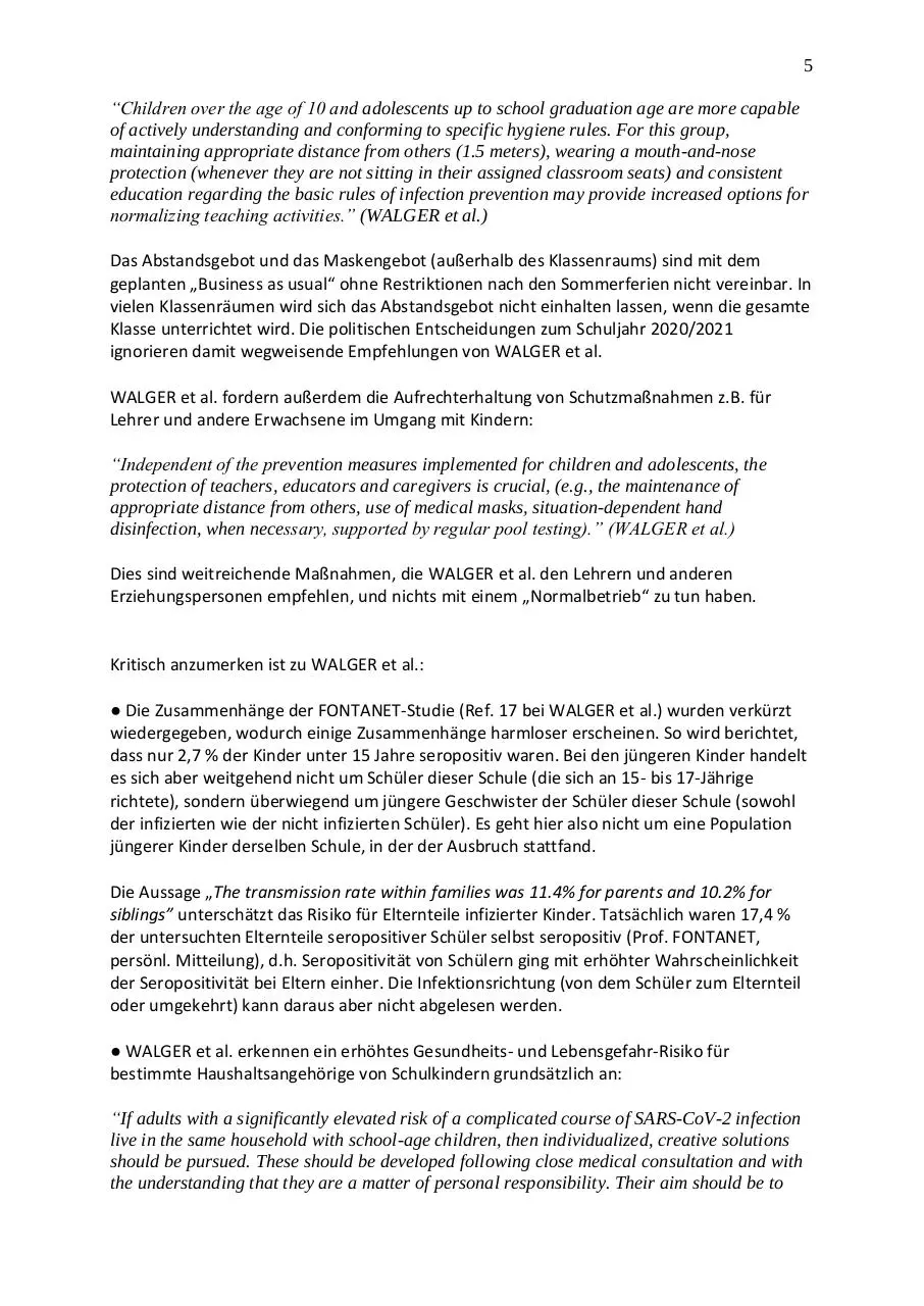 Page 5 of 37, COVID Schulbarometer
