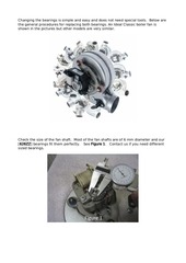 Page 2, boiler fan bearings replacement instructions