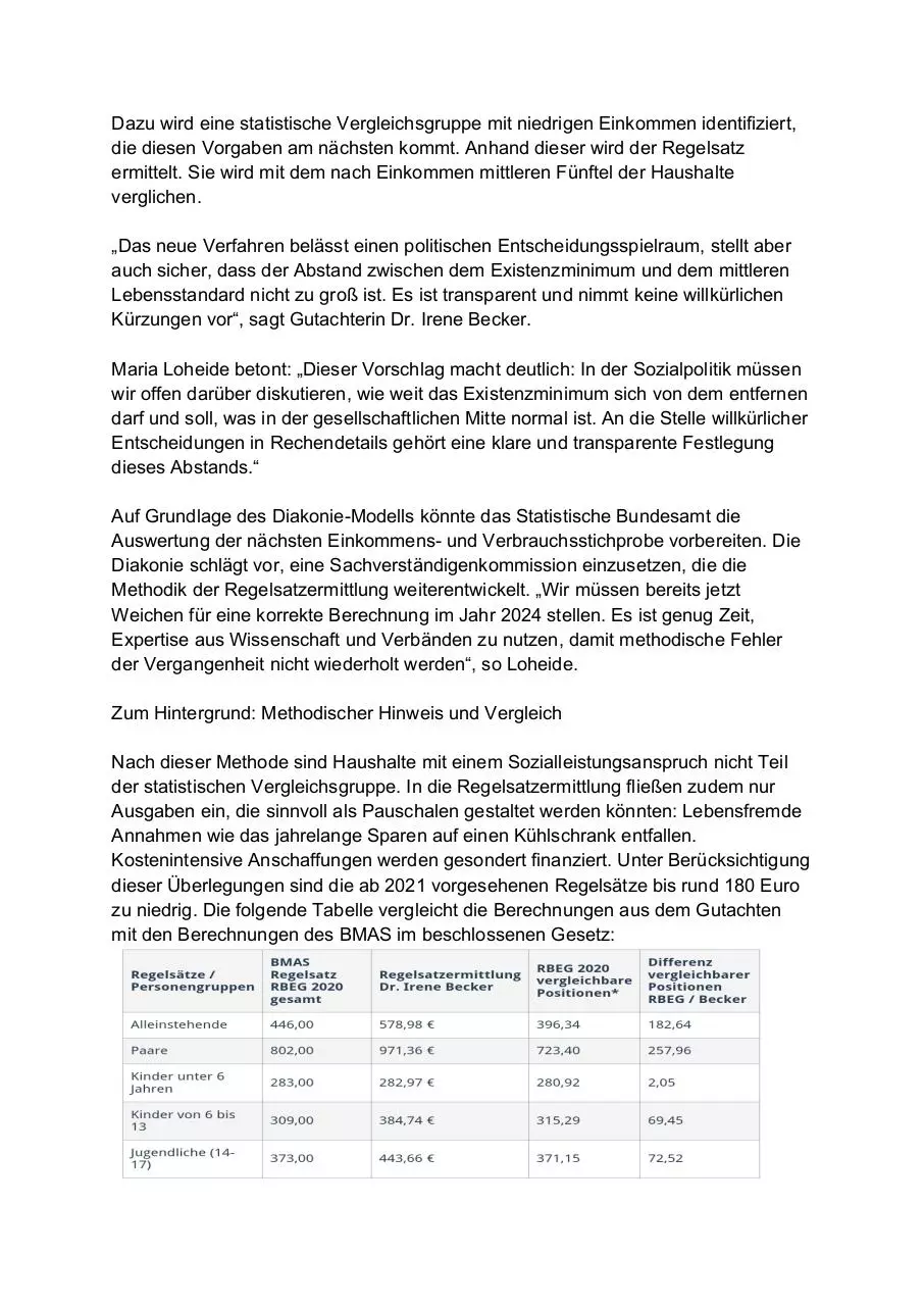 Page 2 of 3, diakonie stellt lebensnahe hartz iv regelleistungen vor