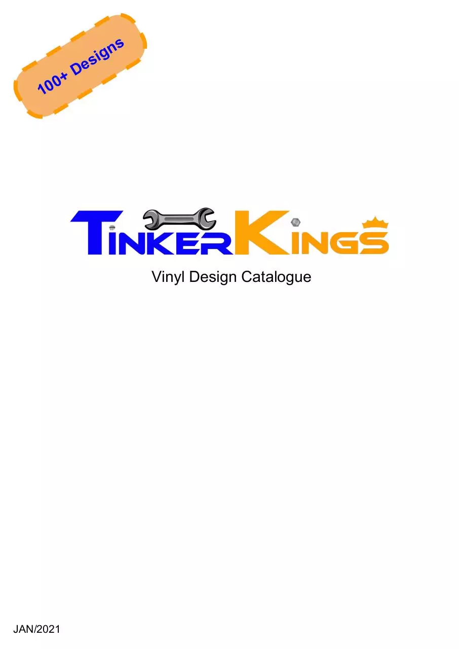 Page 1 of 24, TK Catalogue