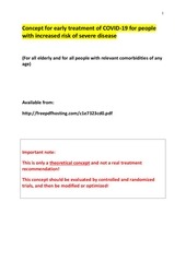 Page 1, Concept for therapy of COVID 19