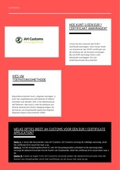 Page 3, EUR 1 Certificaat Aanvragen